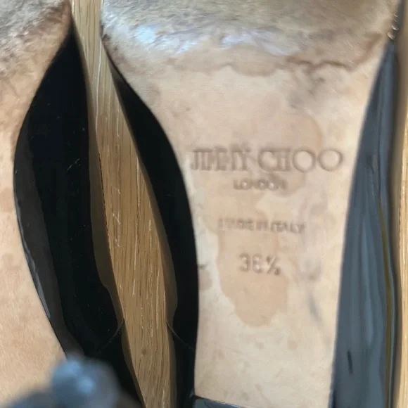 Jimmy Choo Black Stiletto Heels - Picture 7 of 8